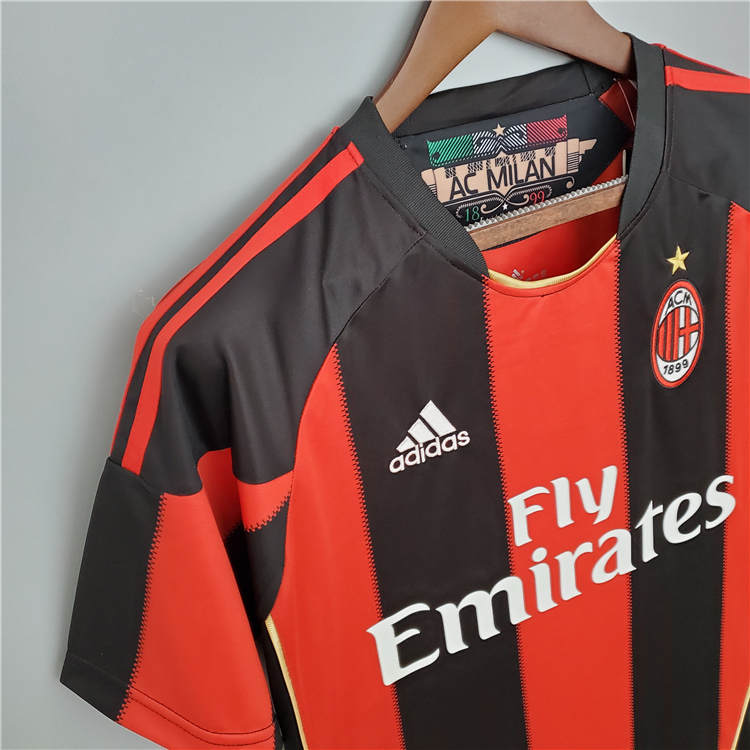 AC Milan 10/11 Retro Home Football Shirt Soccer Jersey - Click Image to Close